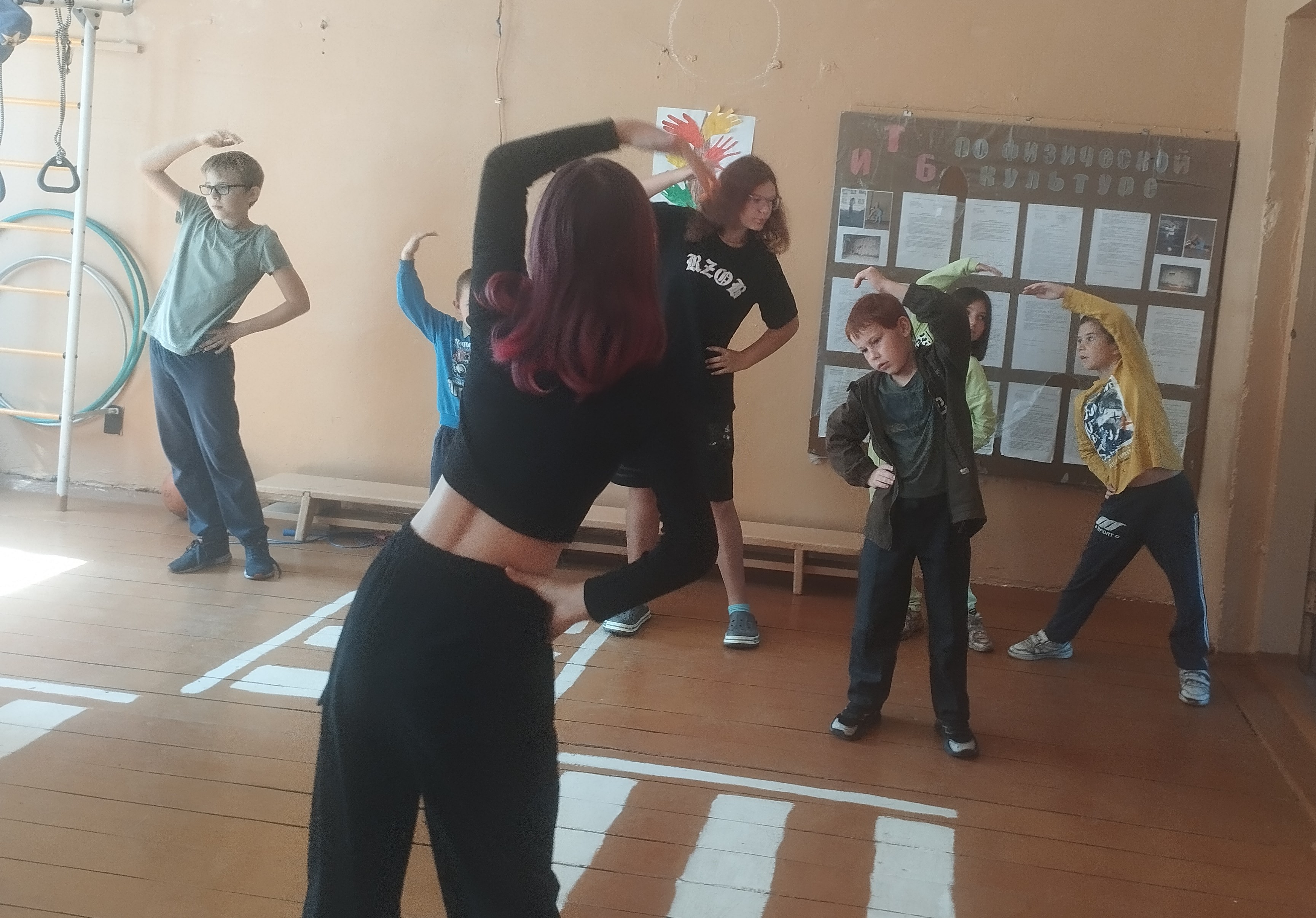 В пришкольном лагере «Солнышко» прошел Олимпийский день..